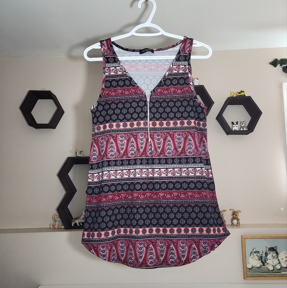 Eclipse 1/3 zip tank top - size small - Picture 1 of 6